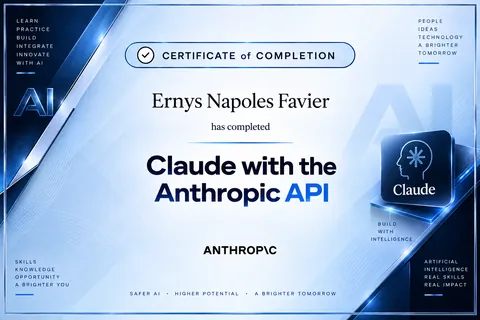 Claude with the Anthropic API — certificate — ORVEXIA design